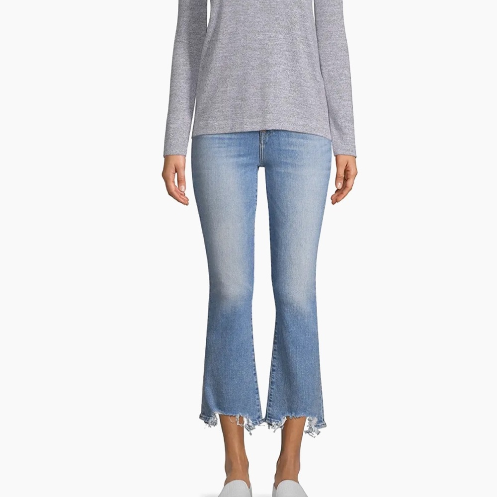 7 For All Mankind size 28 

High Rise Slim Kick Flare Cropped Jeans